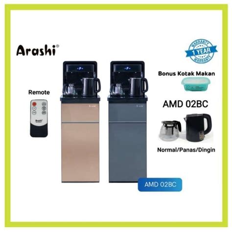 Jual Arashi Multifunction Dispenser AMD 02BC Galon Bawah Hot Cool 4 Suhu Di Seller Briellee