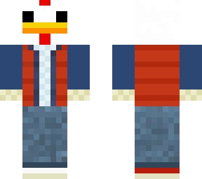 Marty Mcfly Chicken | Minecraft Skin