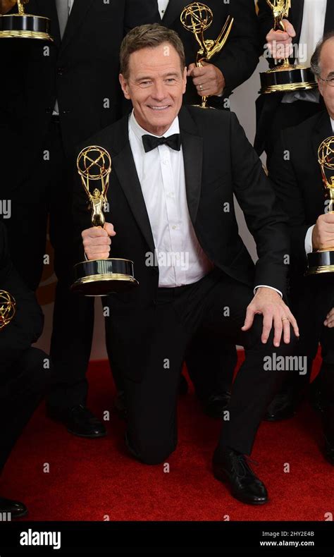 Bryan Cranston in the press room at the 65th Annual Primetime Emmy Awards held at the Nokia ...