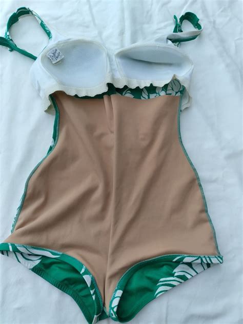 Vintage De Weese Design Swimsuit Pinup Swim Sun Fashi Gem