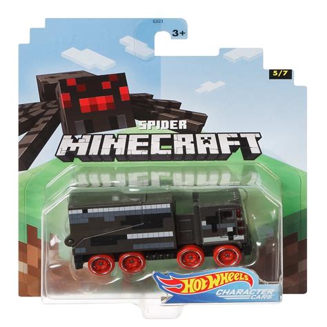 Hot Wheels Minecraft Character Car Mix Case