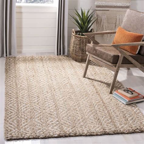 Gracie Oaks Oakland Handmade Flatweave Jute Sisal Natural Ivory Rug