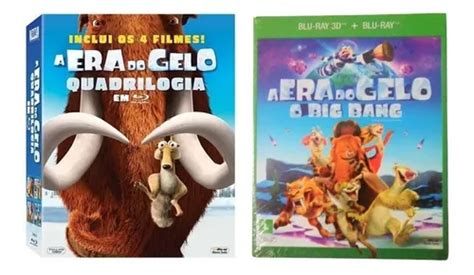 Blu Ray Quadrilogia A Era Do Gelo O Big Bang 3d Lacrados MercadoLivre