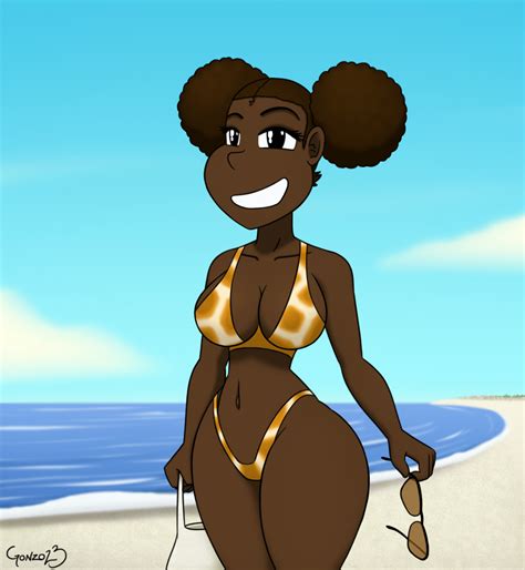 Aniya Bikini Series Giraffe Print Bikini By GonzoAnon Hentai Foundry