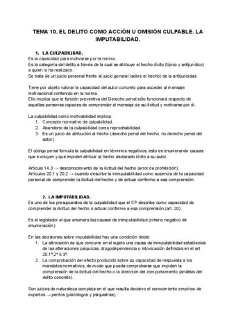 Tema Teoria Juridica Del Delito Pdf