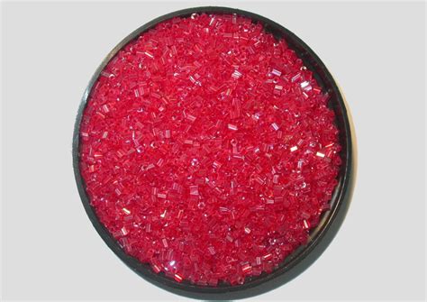 110 Bugle Red Luster Price Per Gram Bead Trimming And Craft Co