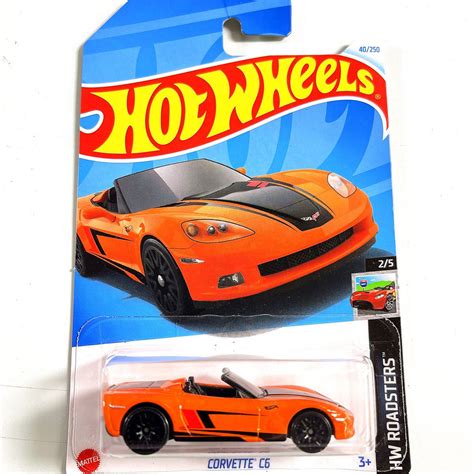 Машинка коллекционная Mattel Hot Wheels 2024 Corvette C6 купить с доставкой по выгодным ценам