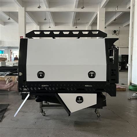 China Black Dual Cab Ute Canopy With White Door Manufacturers Suppliers