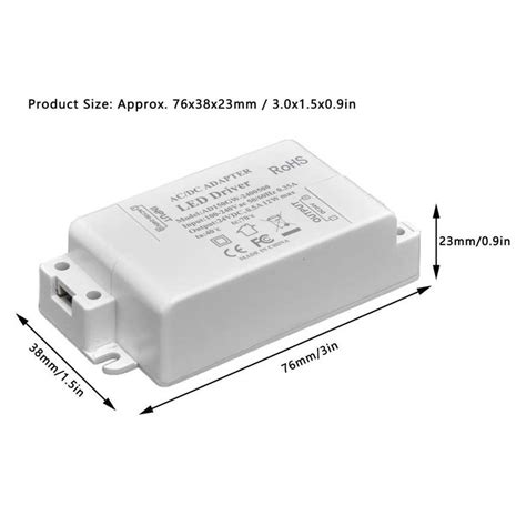 12W LED driver de baixa tensão corrente constante transformador de