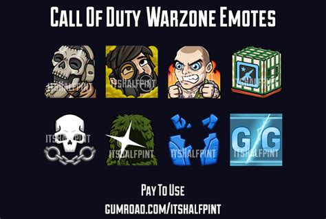 Cod Warzone Twitchdiscord Emotes Reduced