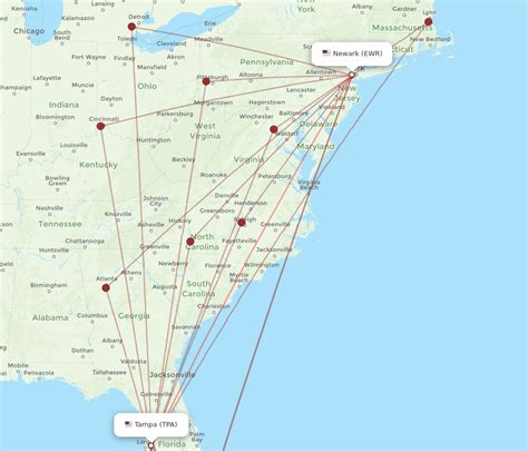 flights   york  tampa ewr  tpa airlines  routes