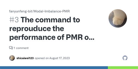 The Command To Reprouduce The Performance Of PMR On CRAMED Dataset