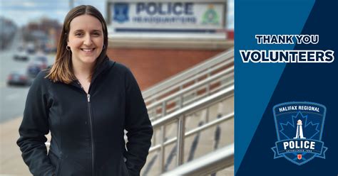 Halifax Police On Twitter Hannah Tousignant Has Been A Volunteer With