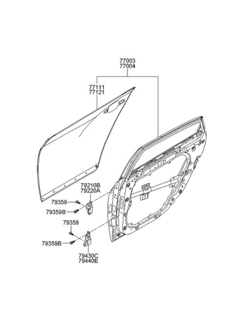 N Genuine Hyundai Panel Rear Door Outer Rh