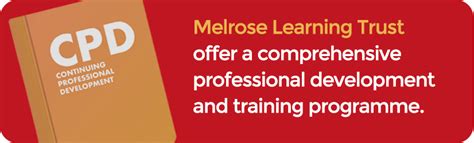 Professional Development Training Programme Melrose Learning Trust