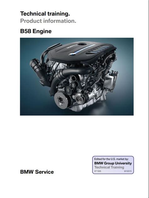 Bmw B58 Engine Technical Training Product Information St1505