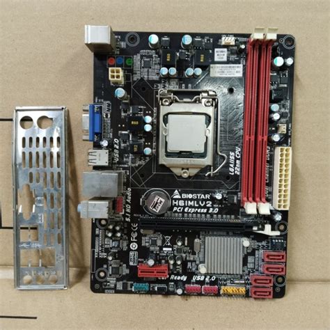 Jual Motherboard Biostar H61MLV2 Socket 1155 Prosesor G2030 Shopee