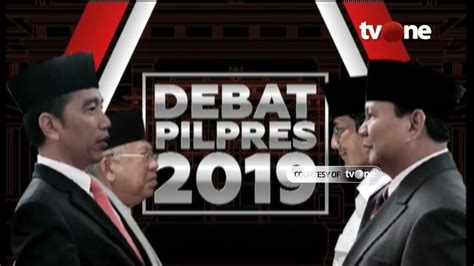 [full] Debat Capres Dan Cawapres Pilpres 2019 Youtube