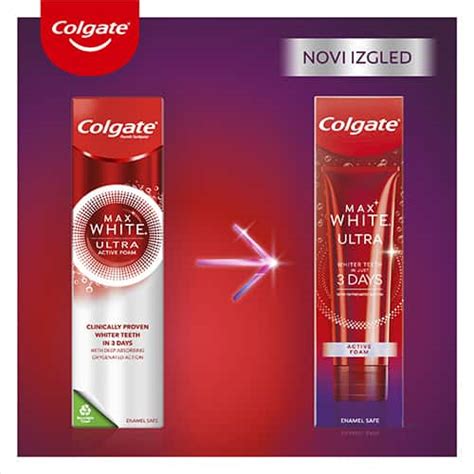 Colgate Max White Ultra Active Foam Pasta Za Zube Colgate