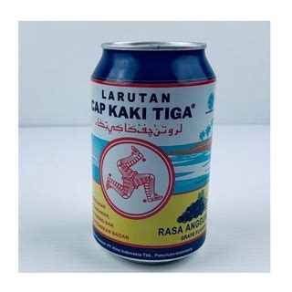 Jual LARUTAN PENYEGAR CAP KAKI TIGA KALENG RASA ANGGUR 320 Ml Panas