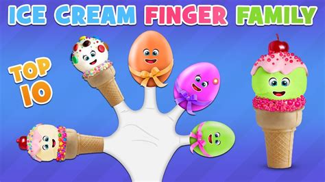 Ice Cream Finger Family Song | Daddy Finger Rhyme