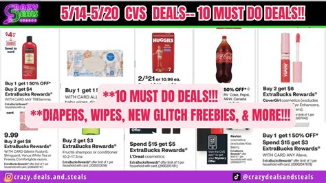 5 14 CVS Deals 10 Must Do Deals BABY CARE MORE CVS Couponing