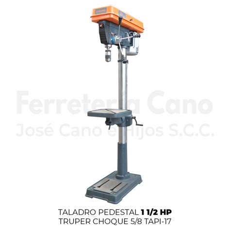 Taladro Pedestal Truper Hp Choque Mm Ferreter A Cano