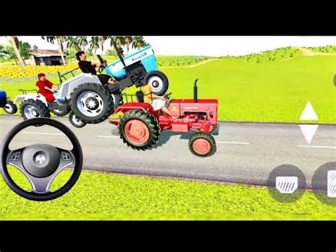 Indian Tractor Driving D Gem Swaraj Tractor Trail Real Driving Gem