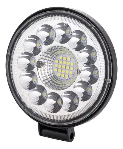 Farol Auxiliar Led Redondo Milha W Jeep V V Extra Forte Mercadolivre