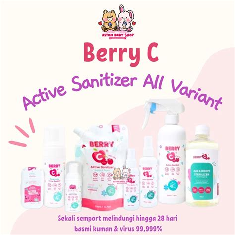 Jual Berry C Active Sanitizer Water All Varian Berryc Spray Berryc