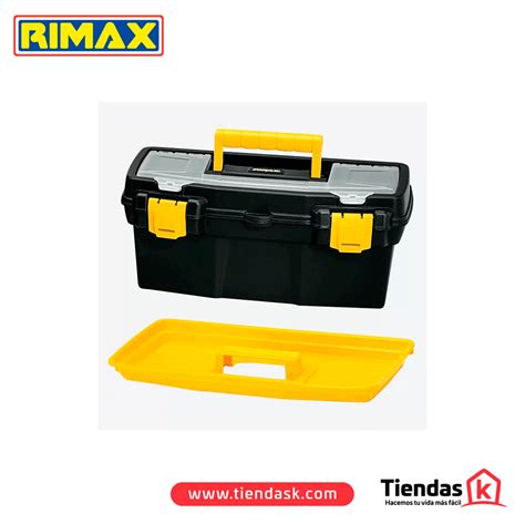 CAJA DE HERRAMIENTA 16 NEGRO RIMAX REF 6075 TiendasK