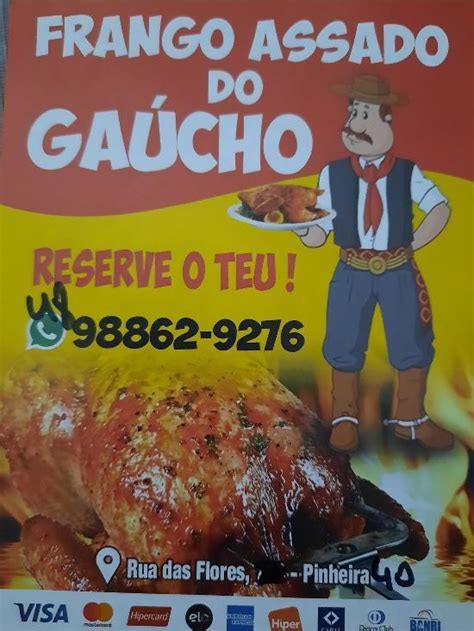 Menu Em Frango Assado Do Ga Cho Restaurante Palho A