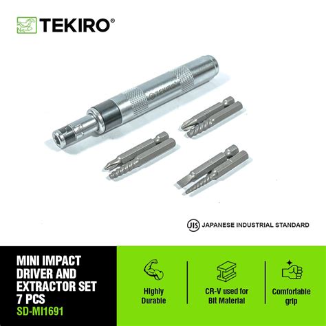 Jual Tekiro Obeng Ketok 7 Pcs Mini Obeng Ketok Set Tools Alat