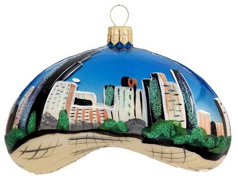 Chicago Bean Daytime Scene | Chicago christmas, Christmas ornaments ...