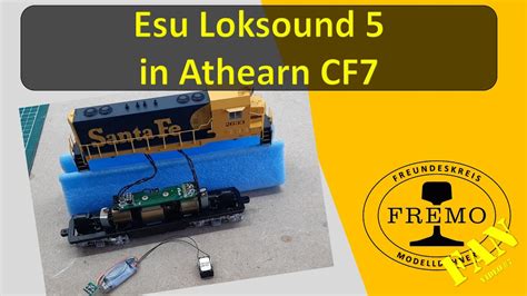 Dcc Sound Decoder Install In An Athearn Cf Locomotive Youtube