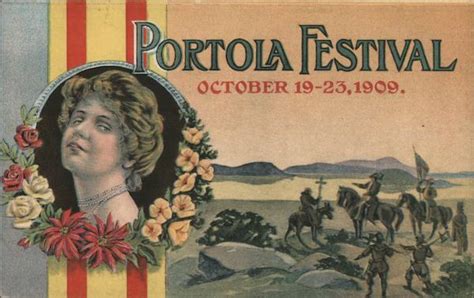 San Francisco Portola Festival 1909 California Exposition Postcard