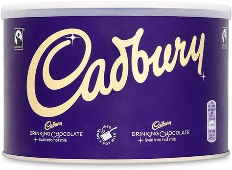 Cadbury Original Drinking Hot Chocolate Powder Add Milk Kg Sold By Gronets Pack Chocolate