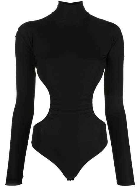 Wolford X N21 Alida String Bodysuit Black