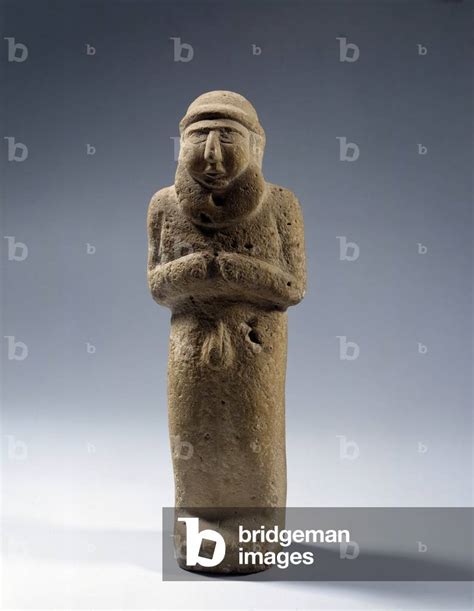 Mesopotamia Limestone Statue Of King Naked Priest Urik Period 3200