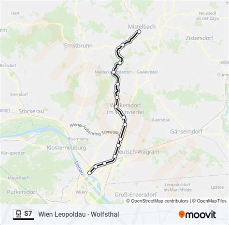 S Route Schedules Stops Maps Mistelbach Bahnhof Updated