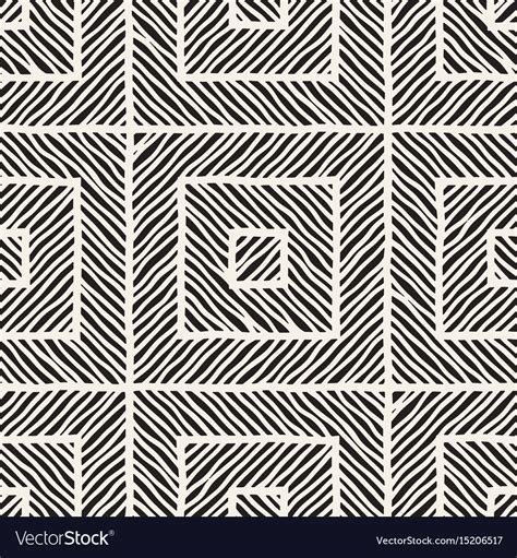 Seamless hand drawn pattern zigzag Royalty Free Vector Image