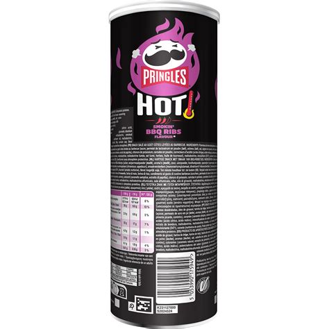 Aperitivos De Patata Hot Smokin Bbq Ribs Flavour Lata 160 G PRINGLES