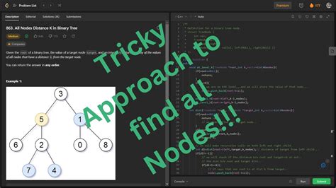 All Nodes Distance K In Binary Tree Leetcode Daily Problems