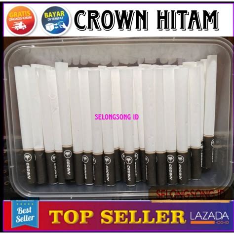 Selongsong 8mm CROWN HITAM Kerajinan Kertas Isi 100pcs Lazada Indonesia