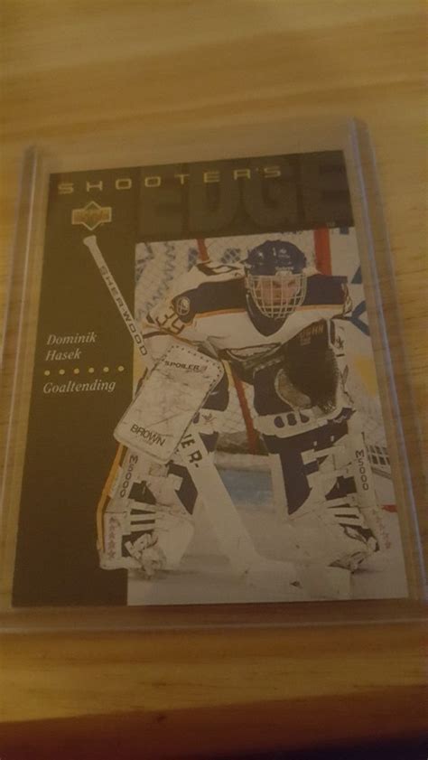 1994 Upper Deck SHOOTER S EDGE Dominik Hasek Buffalo Sabers Card 233