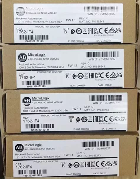 M Dulo De Entrada Anal Gica Allen Bradley If B Micrologix Pt Nuevo Sellado De F Brica