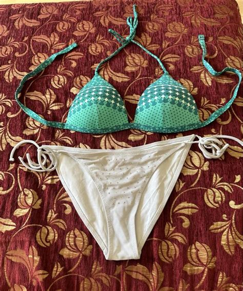 Bikini Gr YESorNO grün weiss gemustert Gebraucht in Zürich für CHF mit Lieferung auf