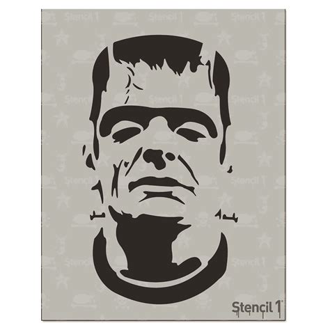 Frankenstein Pumpkin Carving Stencil