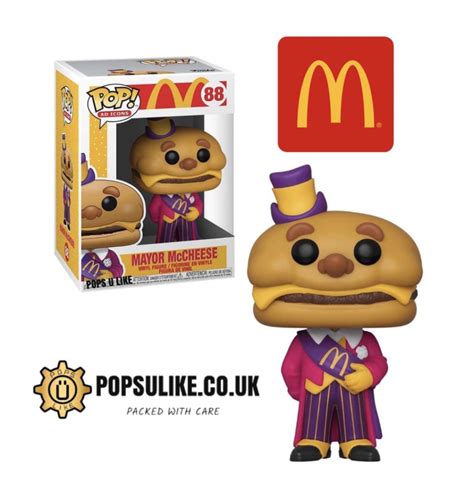 McDonald’s Mayor McCheese Funko POP Vinyl Figure | Funko pop disney, Custom funko pop, Funko pop ...