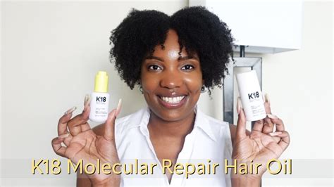 K18 Molecular Repair Hair Oil Review Type 4 Hair 1 Year K18 Mask Update After Heat Damage